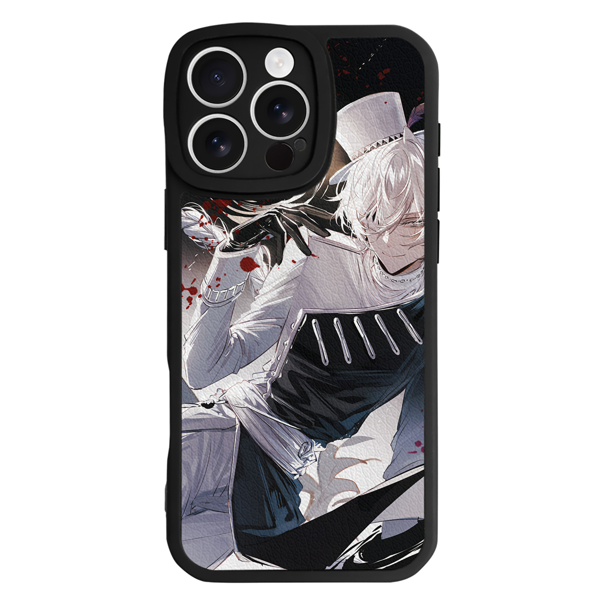 （画像用） 文豪ストレイドッグス Bungo Stray Dogs 【iPhone 16シリーズ対応】シリコンスマホケース（レザー調） 材質：シリコン